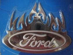S/STEEL FORD BADGE